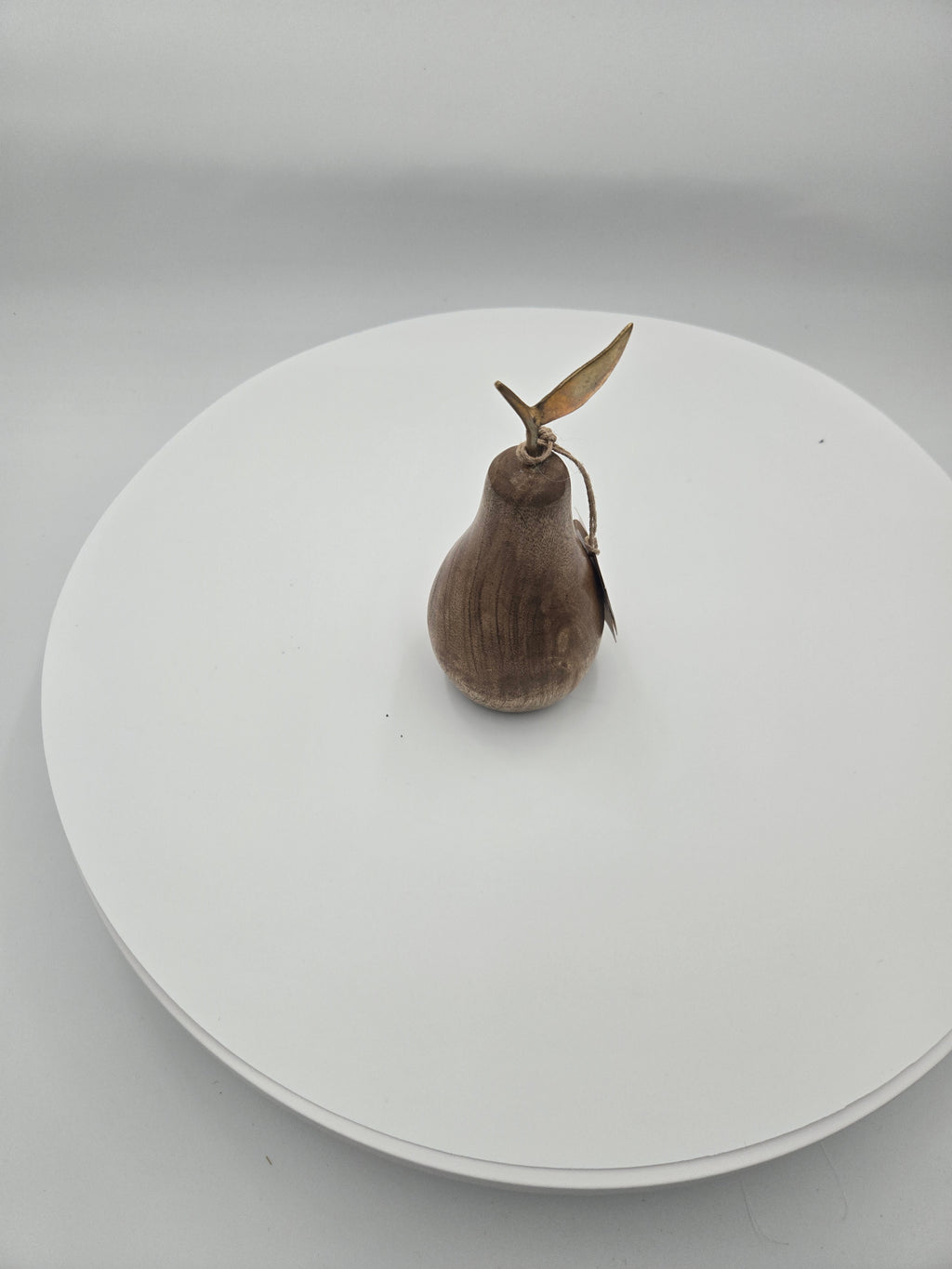 Handcrafted Wooden Decorative Pear Sculptures – Set of 2 | Height 12 cm | Weight 0.139 kg
