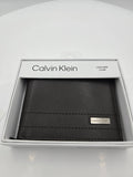 Calvin Klein Men's Genuine Leather Wallet | Espresso Brown | Slim Bifold Wallet