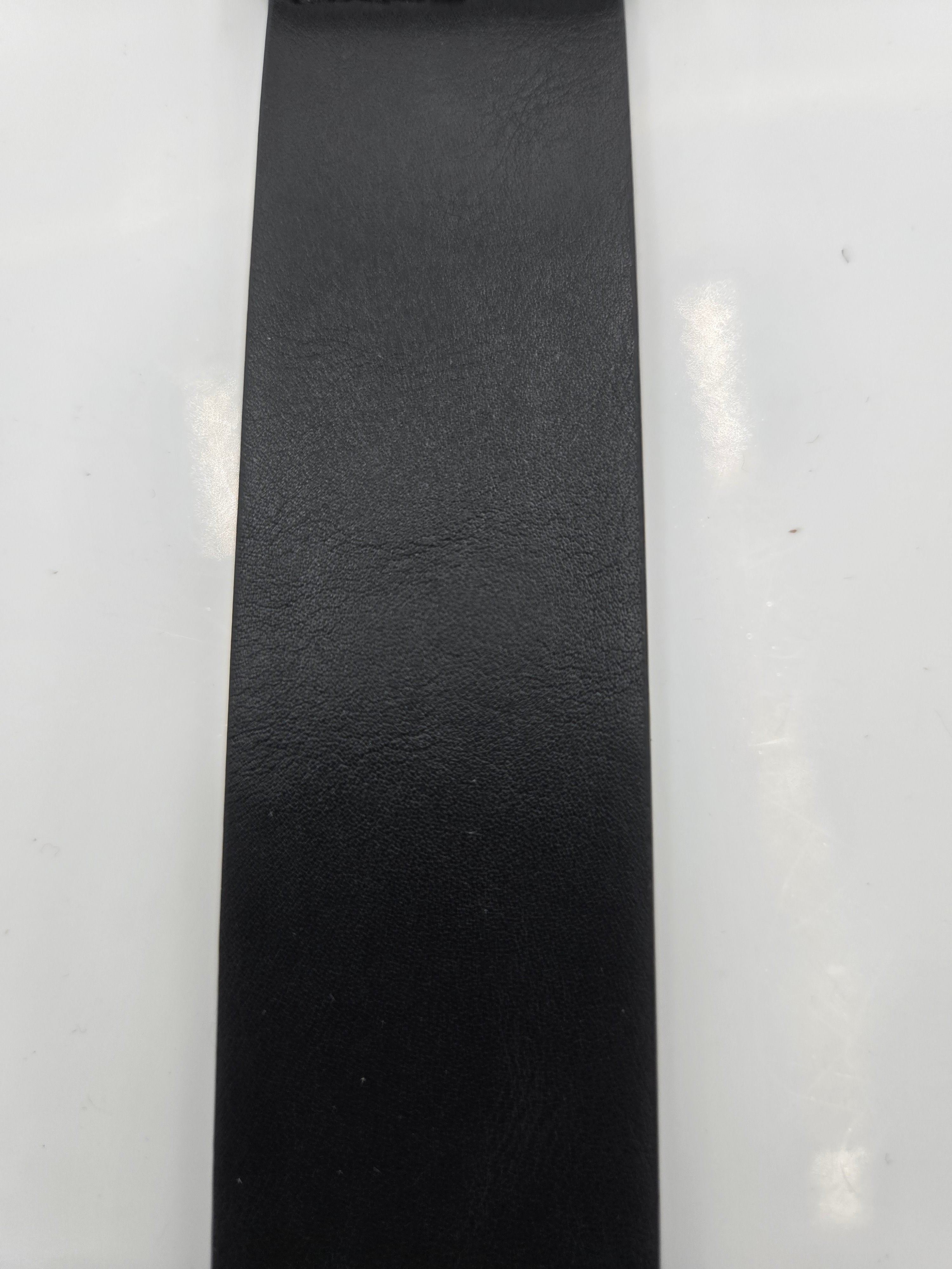 Calvin Klein Genuine Leather Belt | Women's Medium (32–34") | Black | Silver Buckle