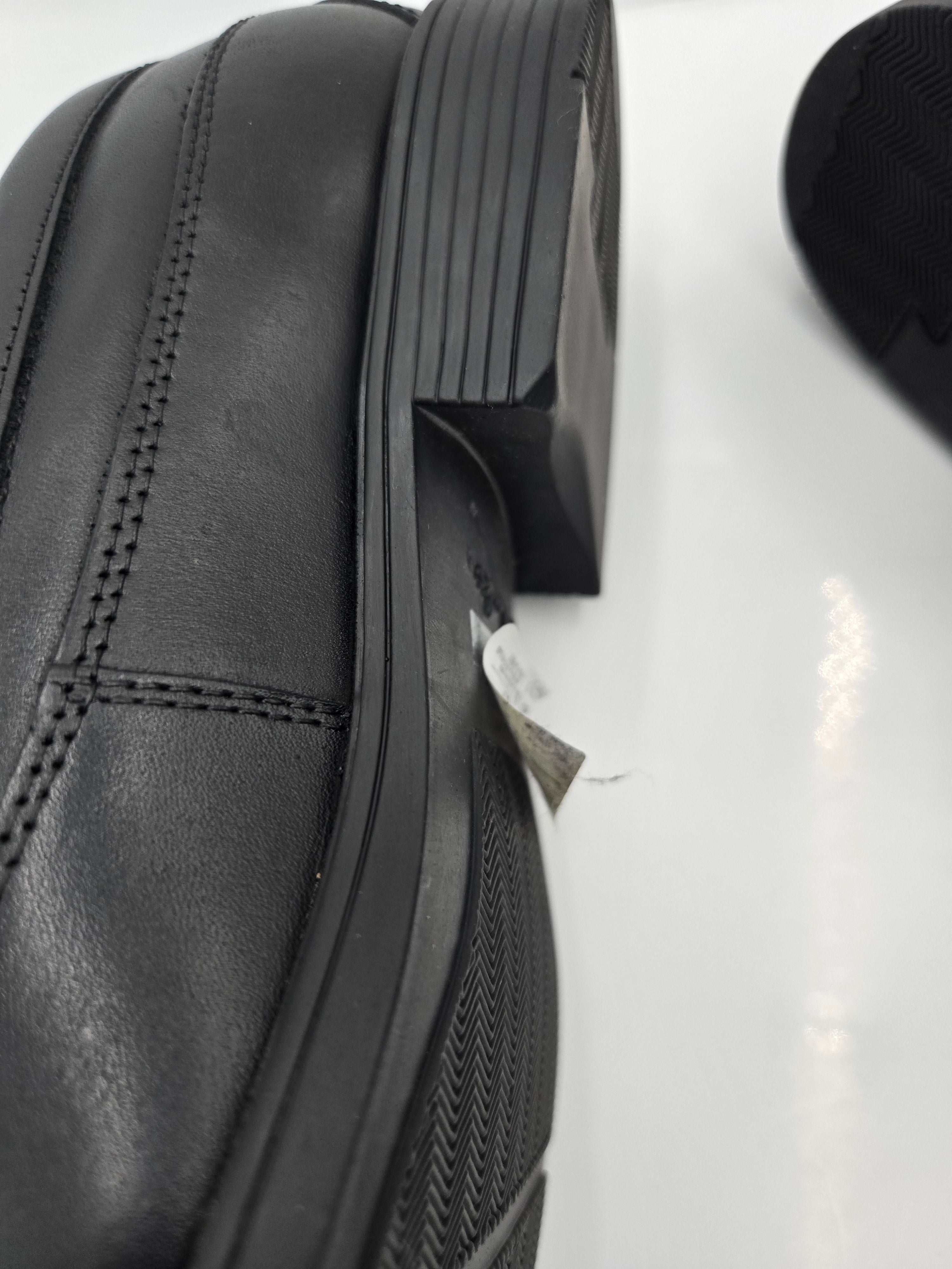 Clarks Collection Men's Black Leather Dress Shoes | Size 10 Wide (US) | UK 9H | Premium Comfort