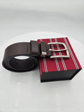Dakota Genuine Leather Belt | Men's Size 38" Waist | 1.5" Wide | 0.216 kg | Dark Brown | Curator's Choice