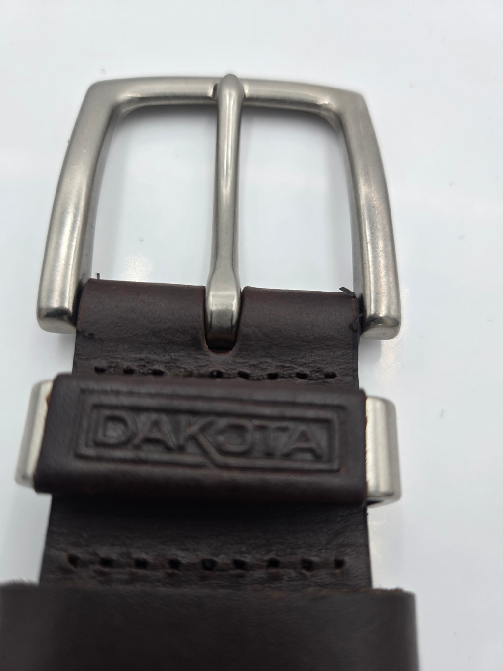 Dakota Genuine Leather Belt | Men's Size 38" Waist | 1.5" Wide | 0.216 kg | Dark Brown | Curator's Choice