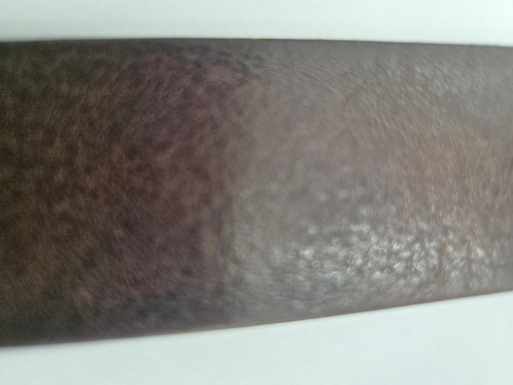FABIO CORTI Genuine Leather Belt – Handcrafted in Italy | Classic Dark Brown | Size 40