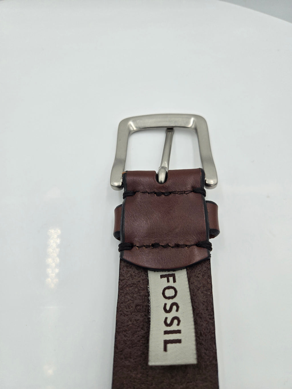 Fossil Classic Genuine Leather Belt | Men's Size 36" Waist | 1.5" Wide | 0.162 kg | Brown | Curator's Choice