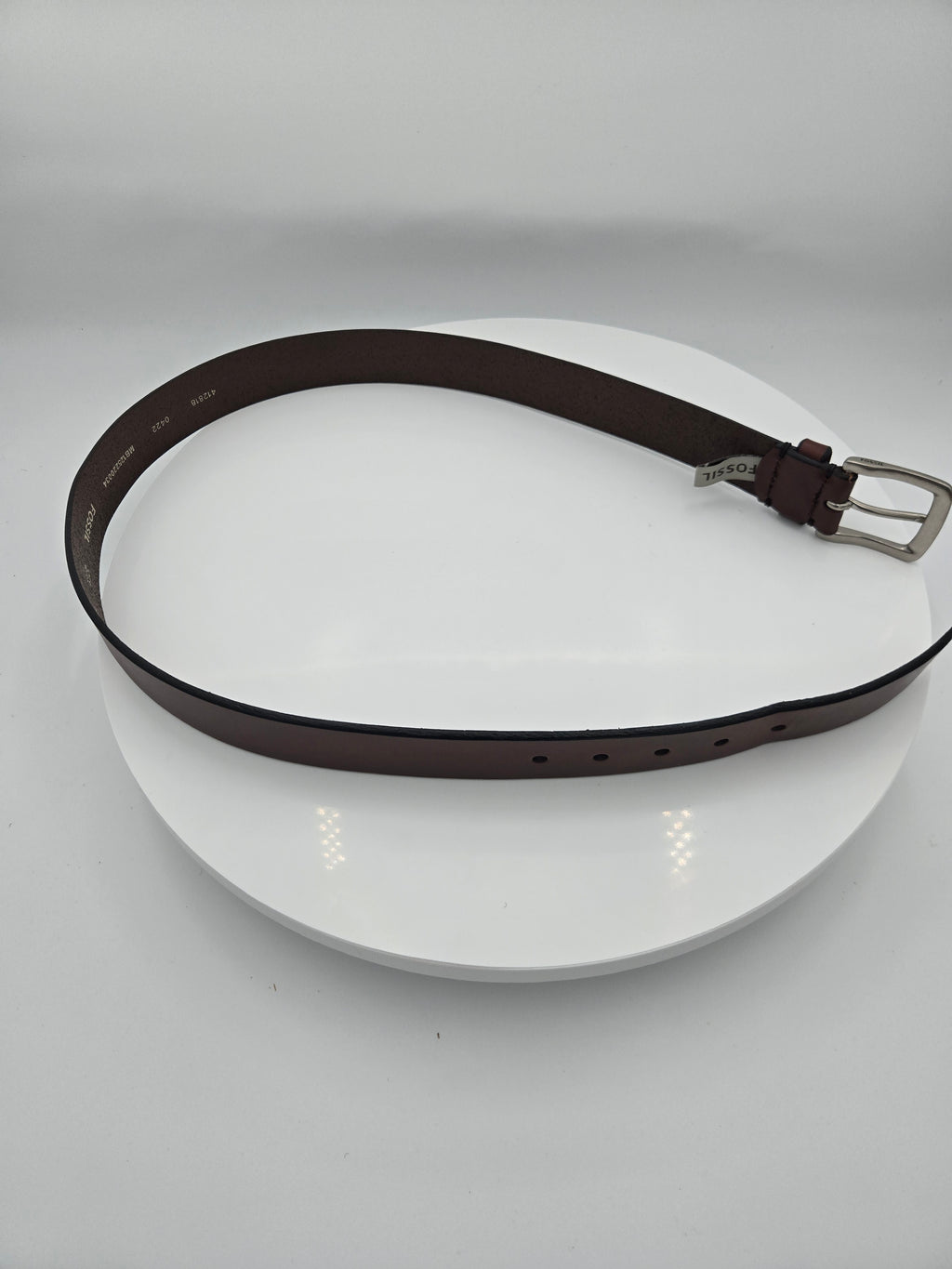 Fossil Genuine Leather Belt | Men's Size 34" Waist | 1.5" Wide | 0.144 kg | Brown | Curator's Choice