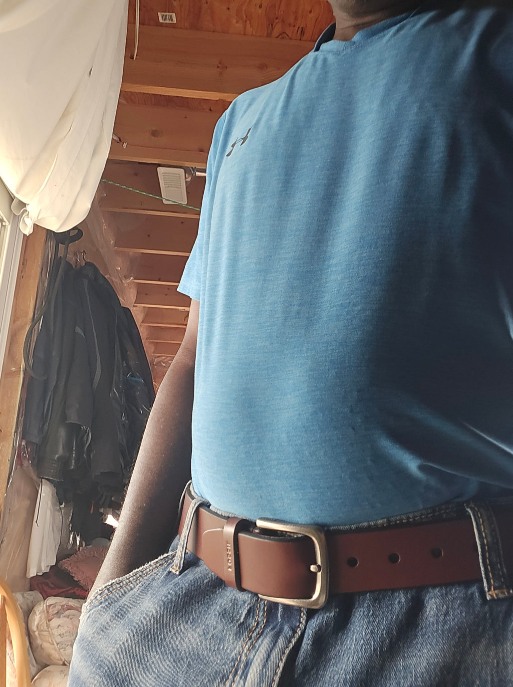 Fossil Classic Genuine Leather Belt | Men's Size 36" Waist | 1.5" Wide | 0.162 kg | Brown | Curator's Choice