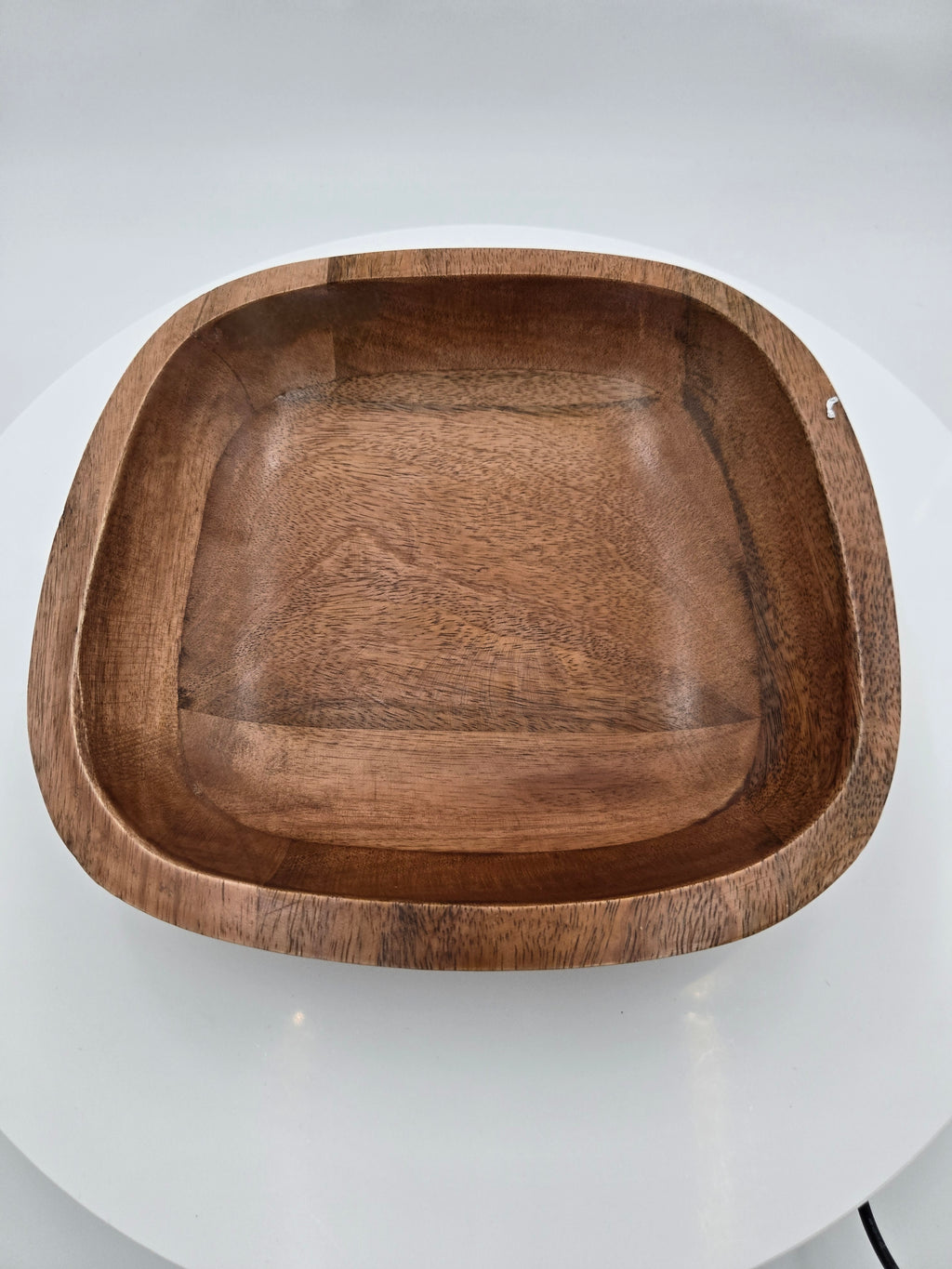 Handcrafted Acacia Wood Serving Bowl | Artisan Crafted in India