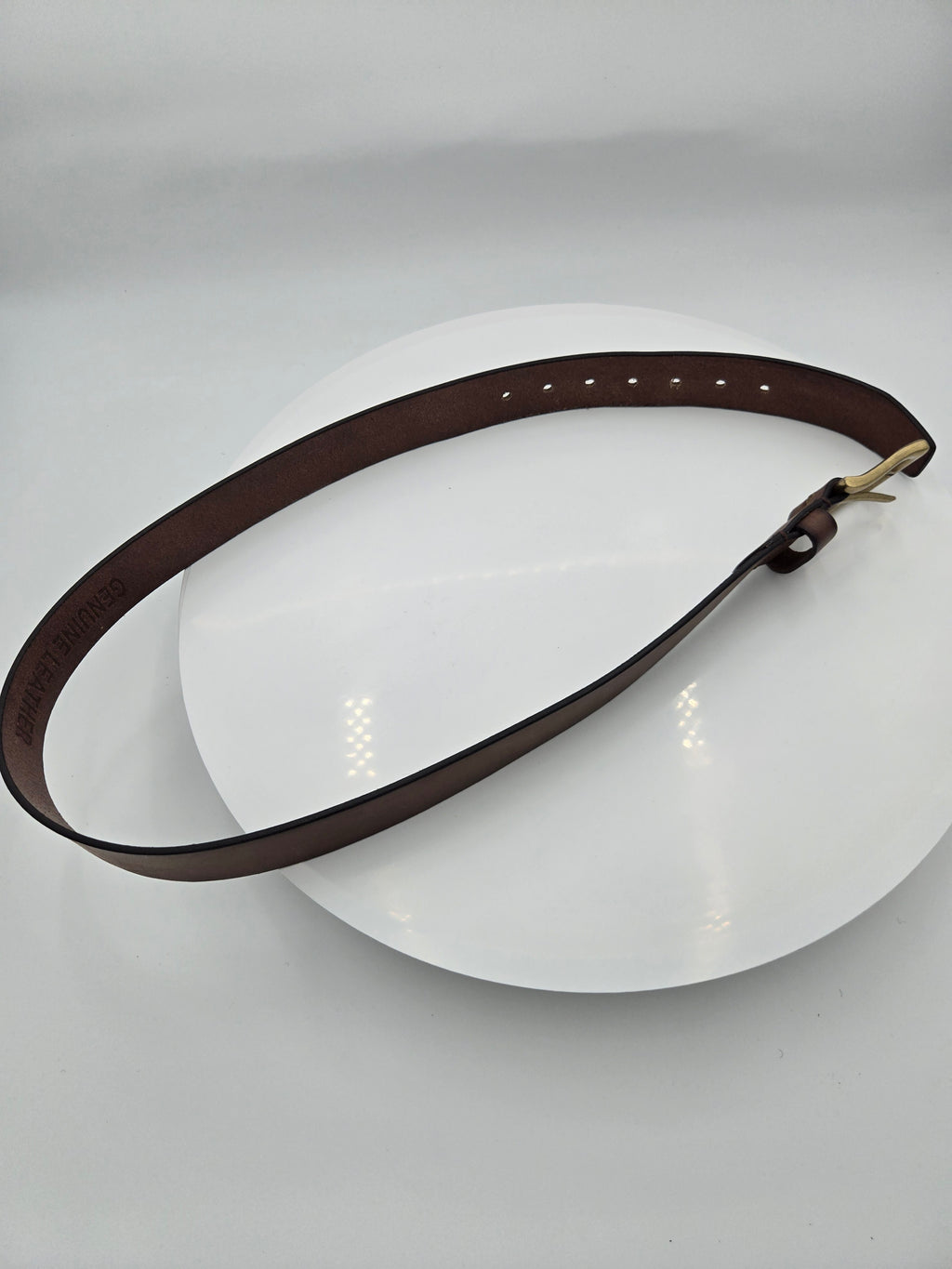 Stone Mountain 100% Genuine Leather Belt – Classic Brown