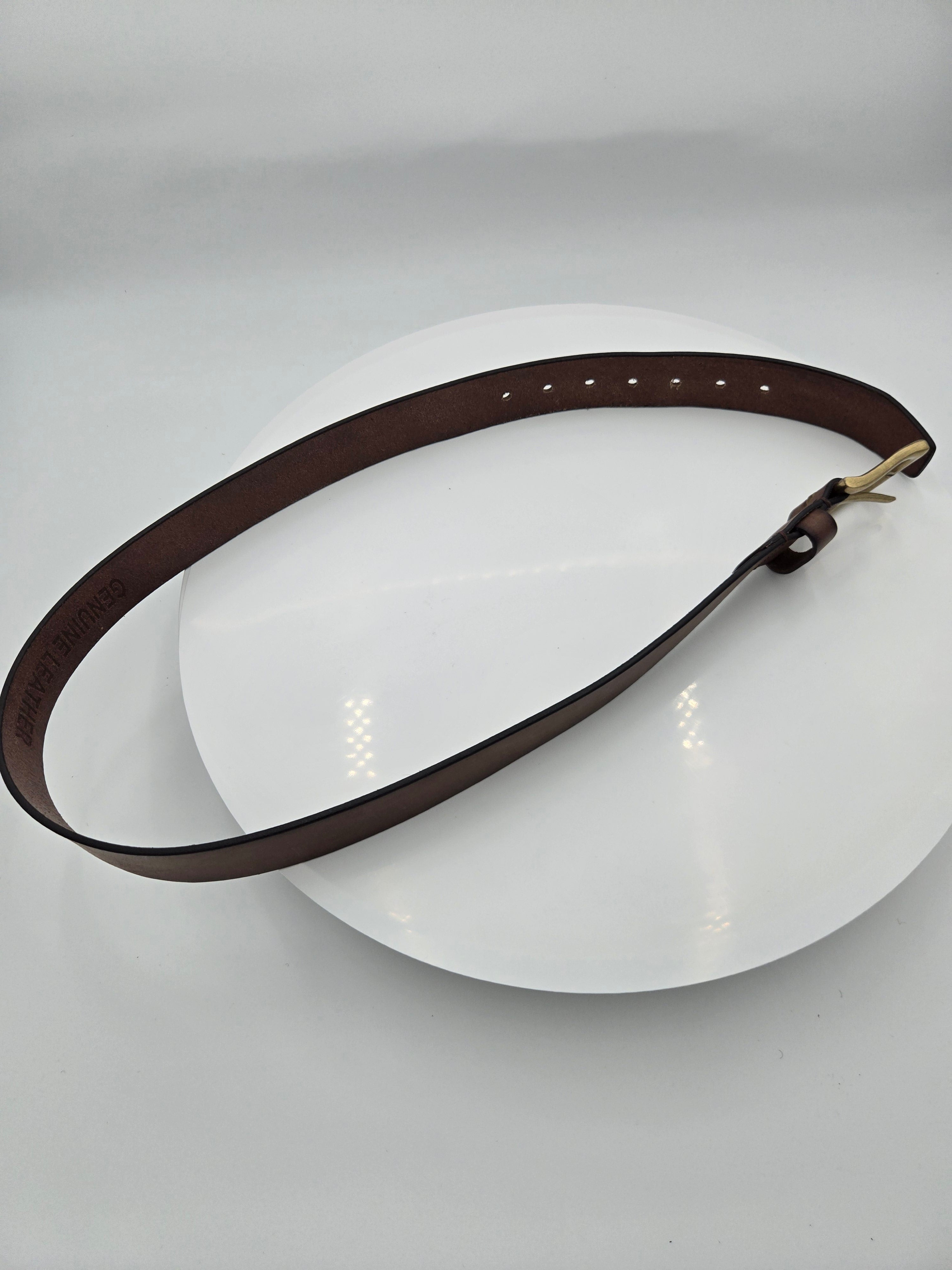 Stone Mountain 100% Genuine Leather Belt – Classic Brown