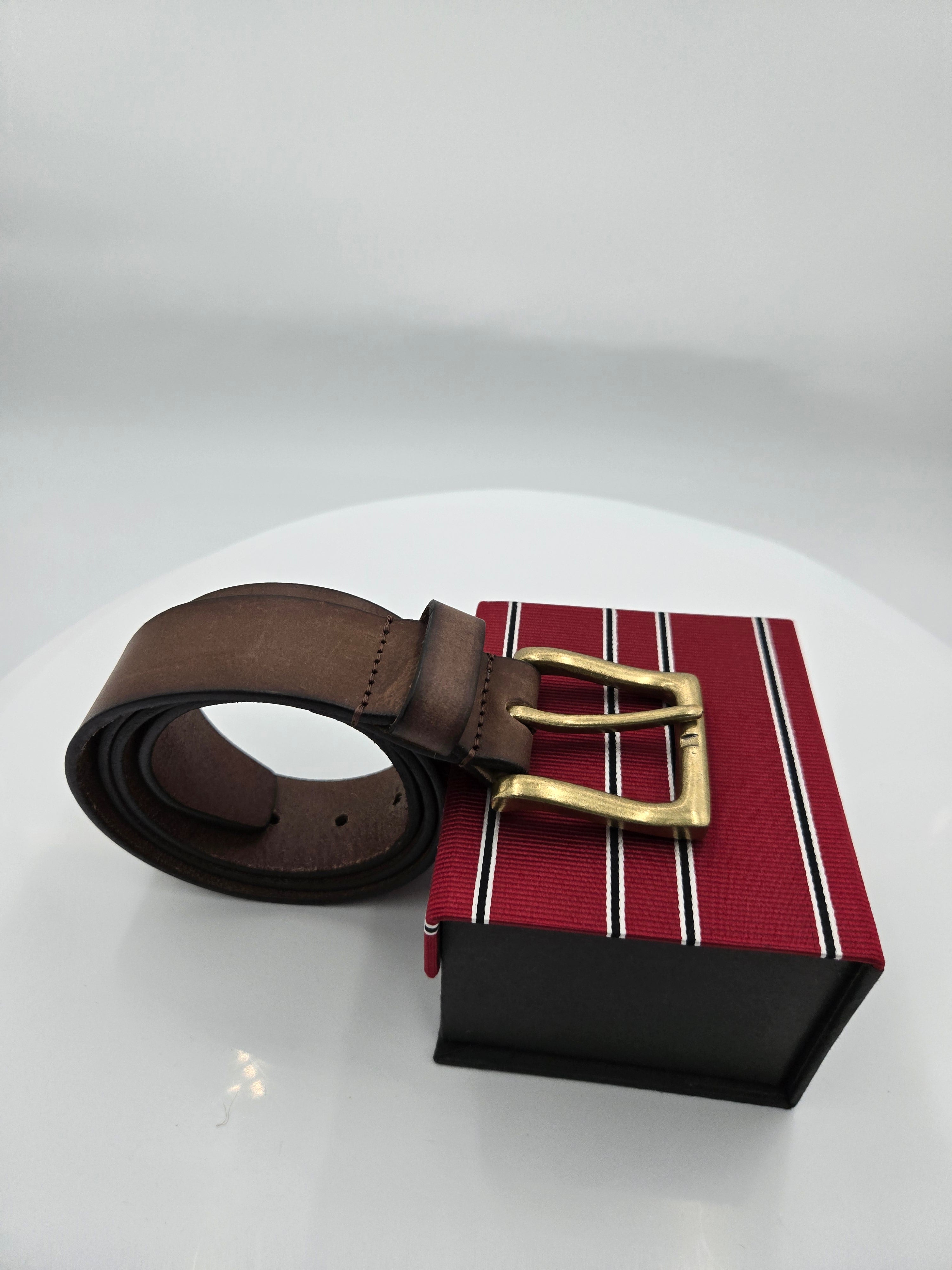 Stone Mountain 100% Genuine Leather Belt – Classic Brown