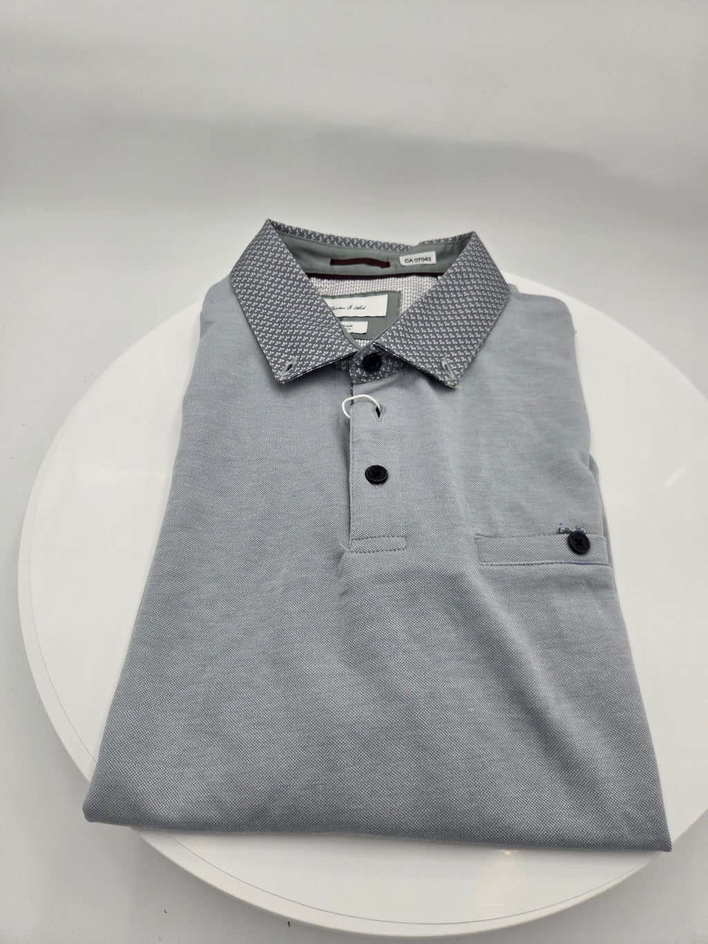 Porter & Ash Premium Modal Polo Shirt – Dove Grey | Made in India | Curator's Choice