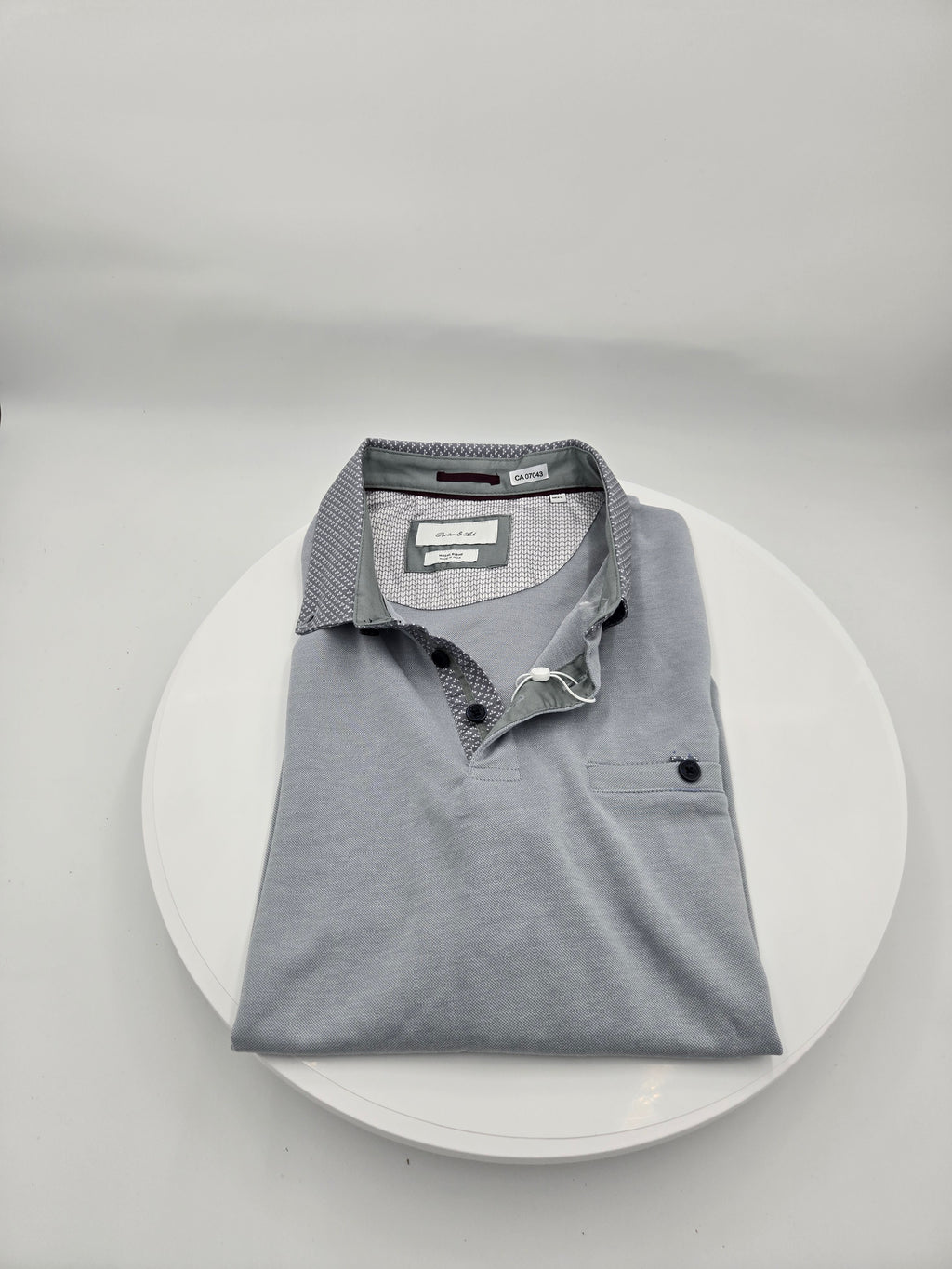 Porter & Ash Premium Modal Polo Shirt – Dove Grey | Made in India | Curator's Choice