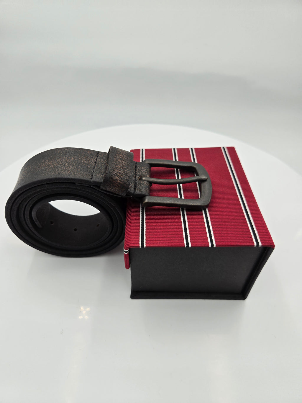 Curator's Choice Genuine Leather Belt – Rich Pull-Up Leather – Waist Size 40