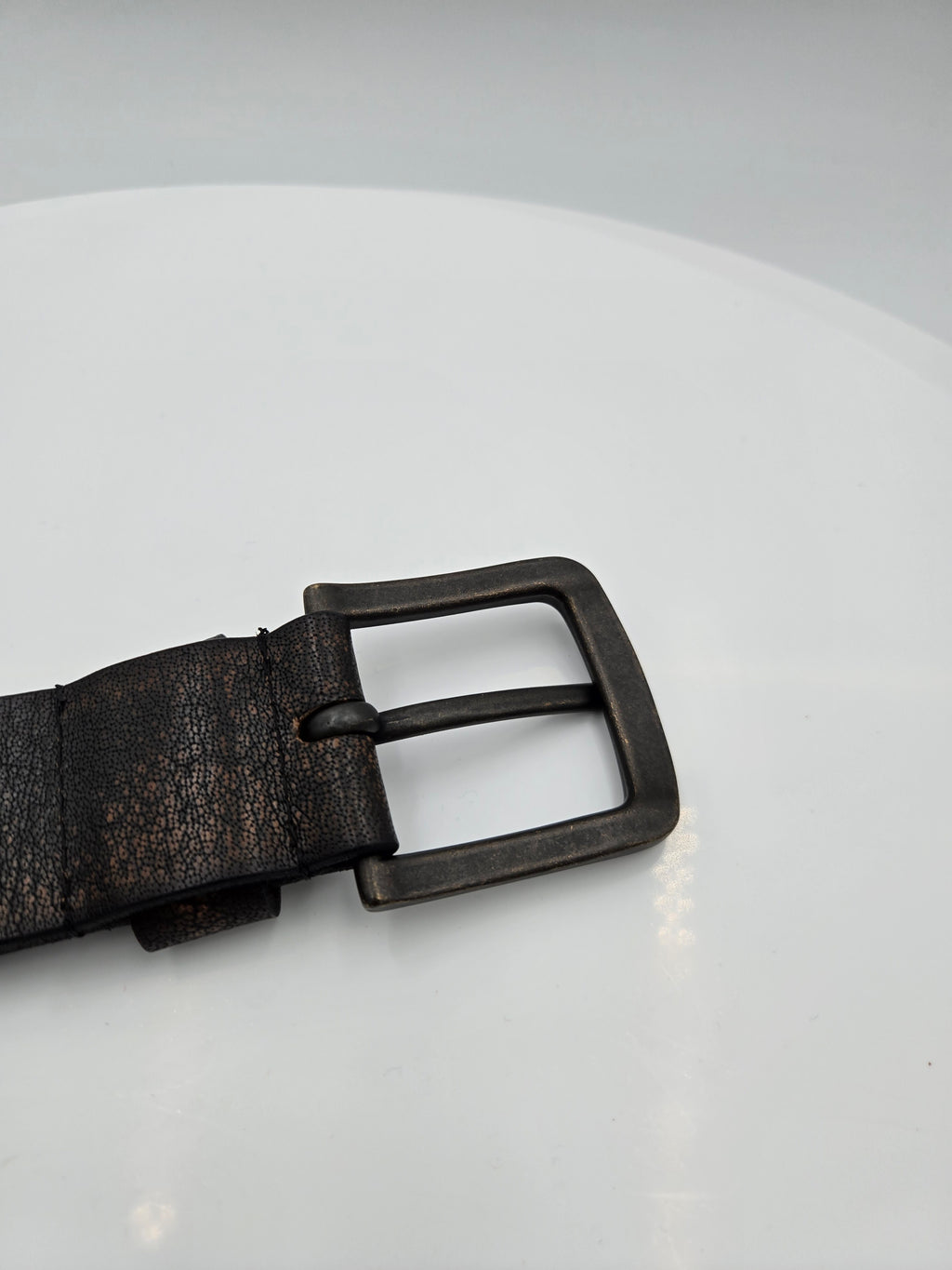 Curator's Choice Genuine Leather Belt – Rich Pull-Up Leather – Waist Size 40