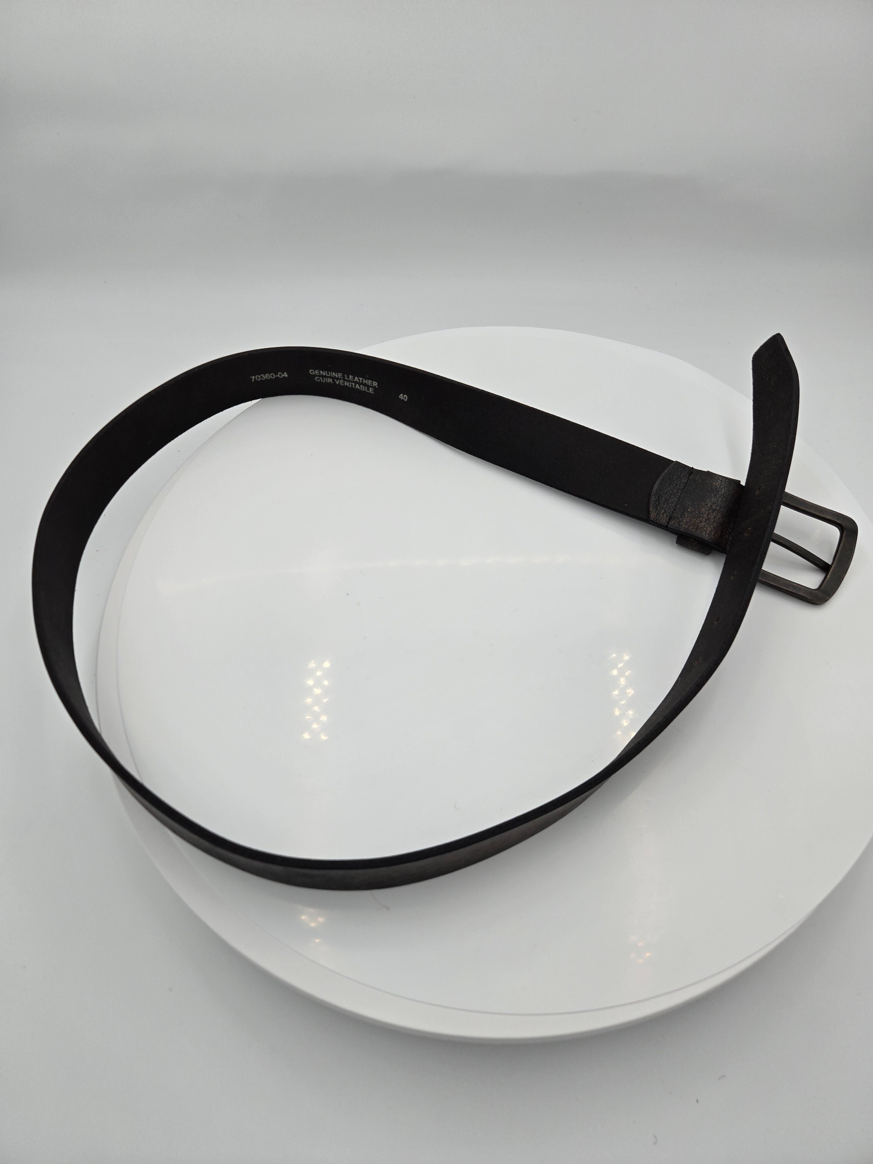Curator's Choice Genuine Leather Belt – Rich Pull-Up Leather – Waist Size 40