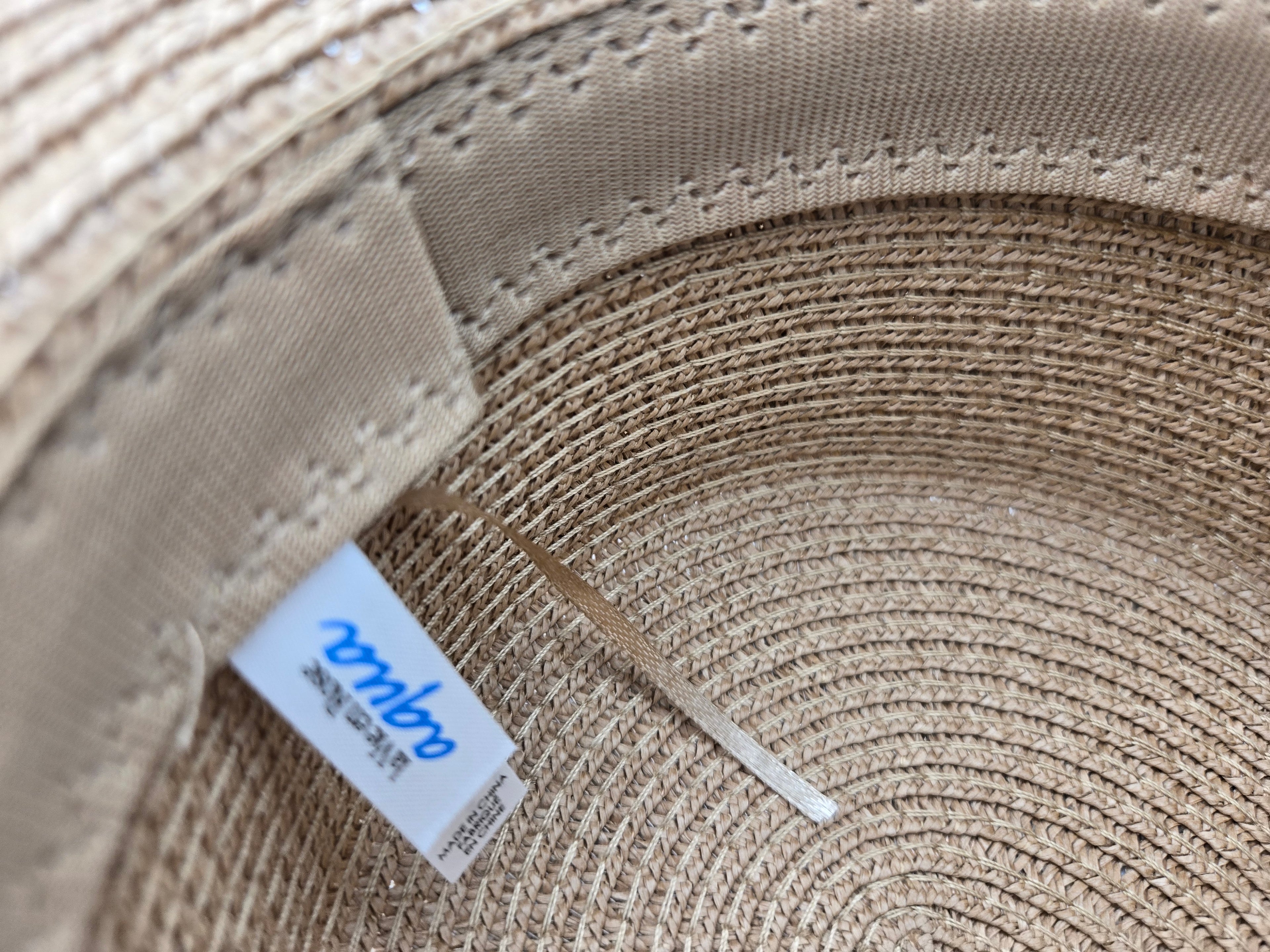 La Vie en Rose Handcrafted Sun Hat – Natural | 100% Recyclable Paper | Curator's Choice