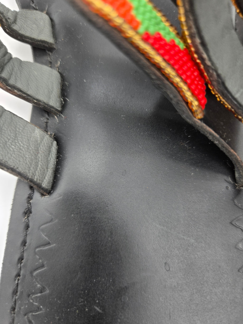 Handcrafted Maasai Leather Sandals – Beaded Artisan Sandals from Kenya