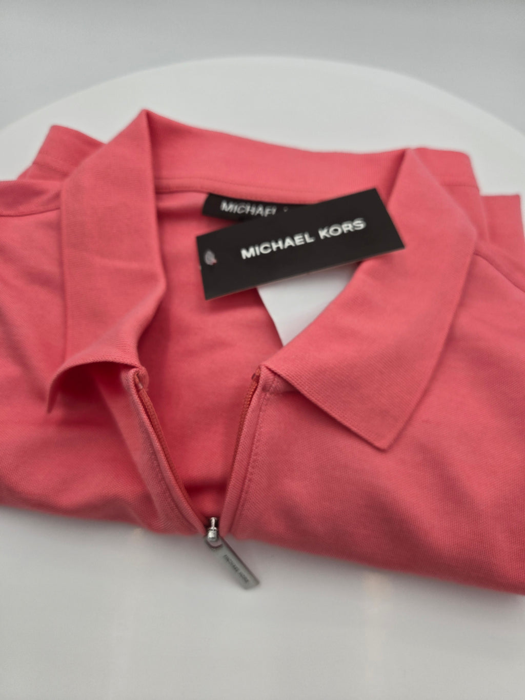 Michael Kors Quarter-Zip Polo Shirt – Large | Made in Vietnam