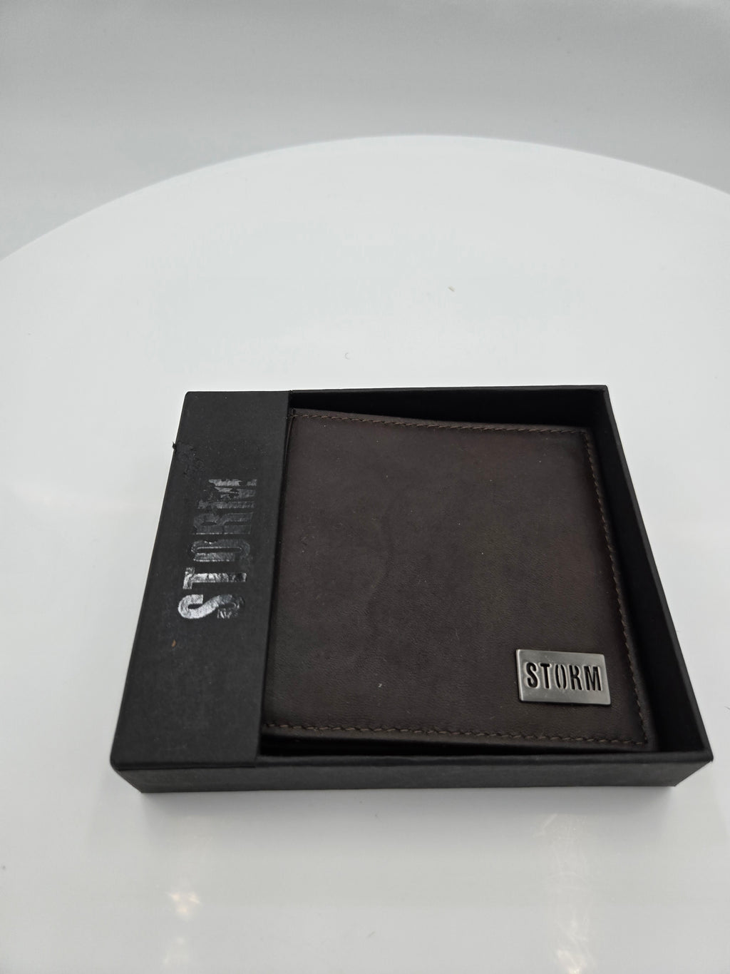 STORM Genuine Leather Bifold Wallet – Espresso Brown | Curator's Choice