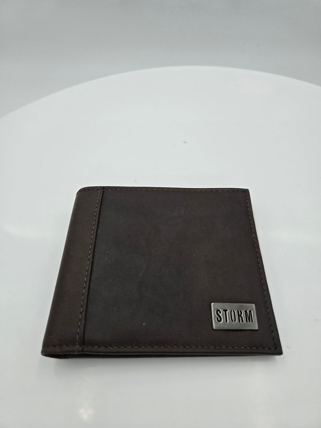 STORM Genuine Leather Bifold Wallet – Espresso Brown | Curator's Choice