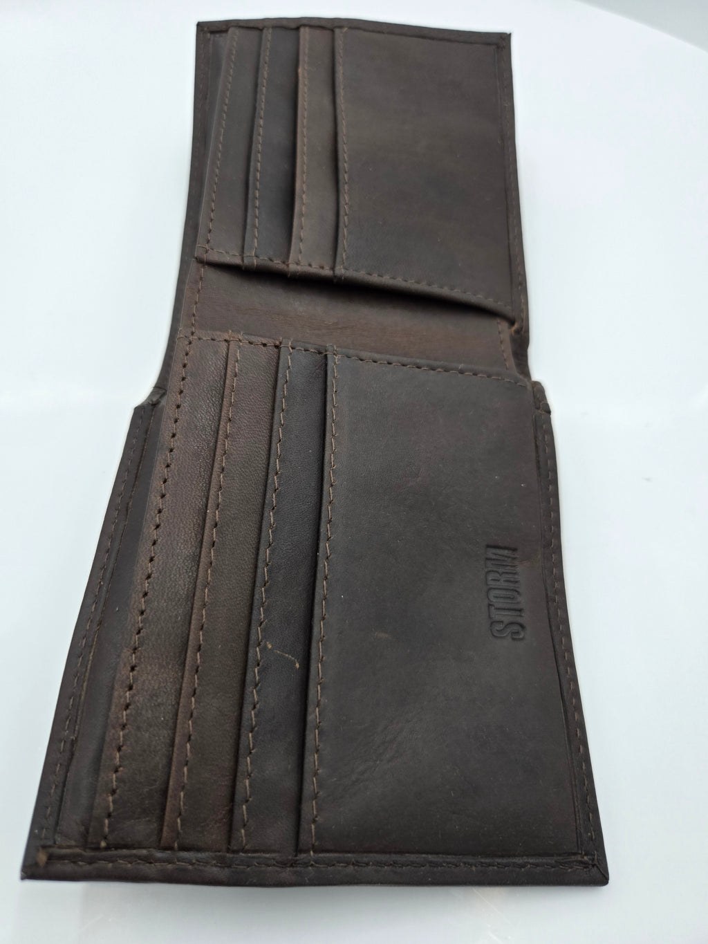 STORM Genuine Leather Bifold Wallet – Espresso Brown | Curator's Choice