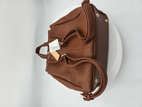 Empresia Approved Vegan Ladies Travel Bag – Haute Fashion Products | Cognac Brown | 33 × 34 cm | 0.646 kg