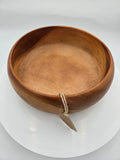 Handcrafted Acacia Wood Serving Bowl | Artisan Crafted in Thailand