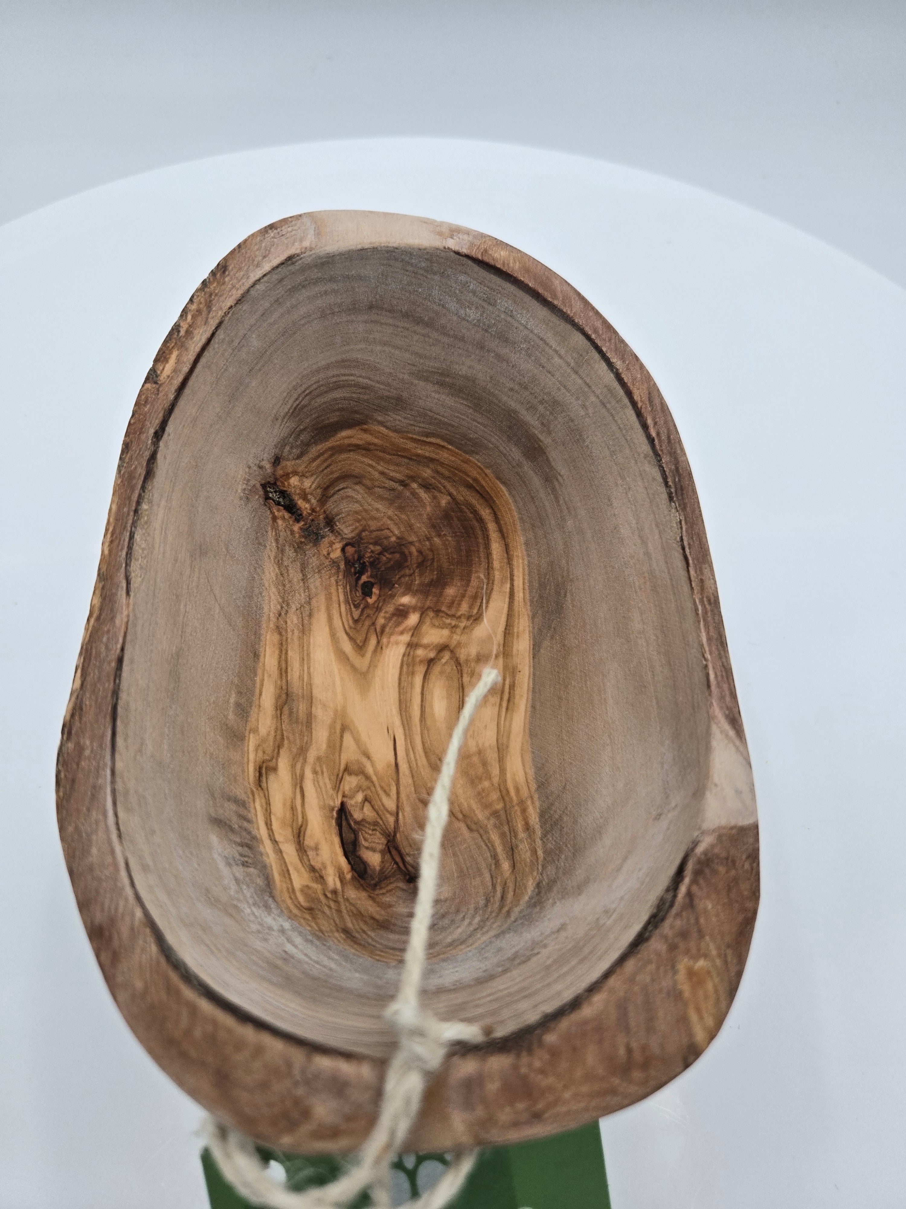Handcrafted Italian Olive Wood Boat Bowl | 15 cm × 10 cm | Made in Italy