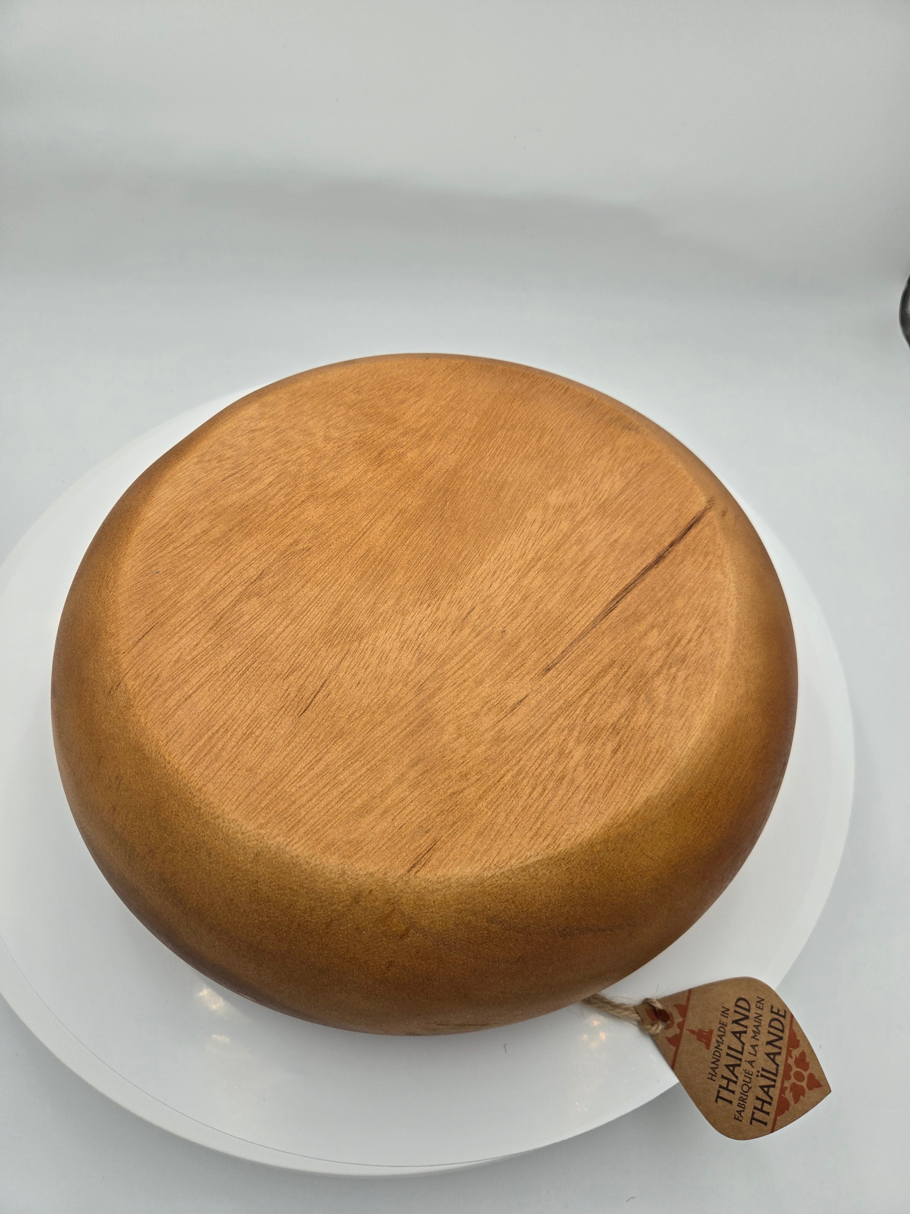 Handcrafted Acacia Wood Serving Bowl | Artisan Crafted in Thailand
