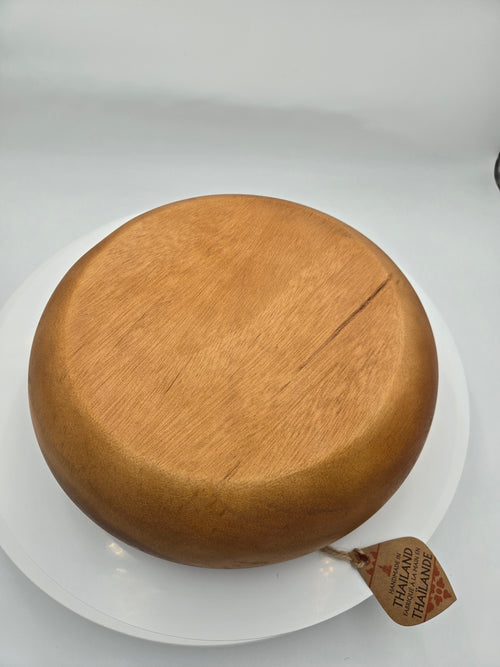 Handcrafted Acacia Wood Serving Bowl | Artisan Crafted in Thailand