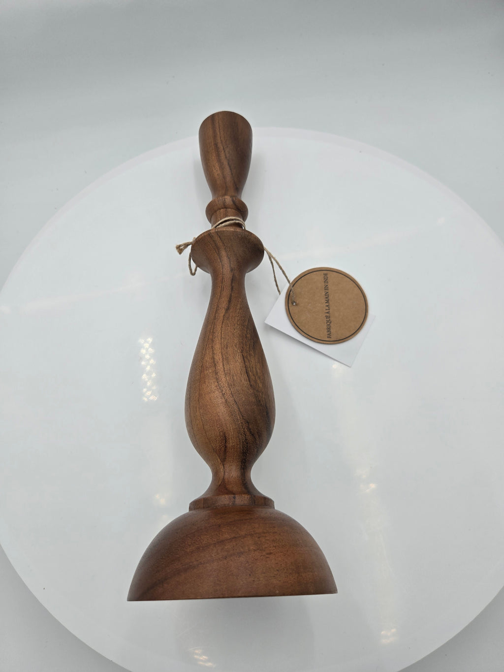 Handcrafted Wooden Candle Holder |  Diameter-34.5 cm | Made in India